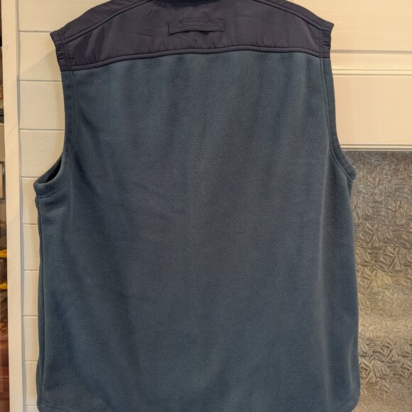 Duluth Trading Company Men's Shoreman Fleece Gridlock Vest Blue XL Tall - Picture 6 of 7